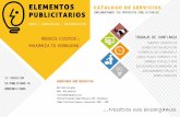 Catálogo de Servicios Publicitarios DELEGA PERU SA