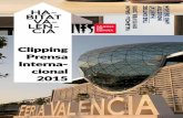 Clipping Prensa Internacional Feria Hábitat Valencia 2015