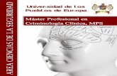 Máster Profesional en Criminología Clínica, MPS