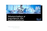 Materiales y equipos de laboratorio