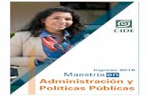 Maestría en Administración y Políticas Públicas del CIDE.
