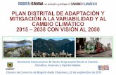 Plan distrital de adaptación y mitigación a la variabilidad y al cambio climático