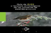 Guía de aves y recursos ornitológicos de las comarcas de CUATRO VALLES