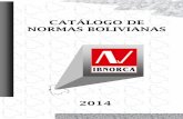 Catalogo de Normas Bolivianas - NB - 082014 - VAF