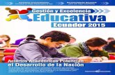 Gestión y Excelencia Educativa Ecuador 2015