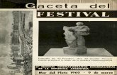 3º Festival - Gaceta Día 1 - 9 de Marzo de 1960
