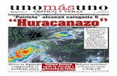 23 de Octubre 2015, "Patricia" alcanzó categoría 5... "Huracanazo"