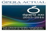 Especial Temporada Operística Española 2015-16