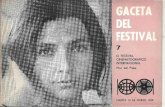 10º Festival - Gaceta Día 7 - 12 de marzo de 1968