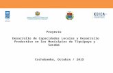 Mireia Villar - Desarrollo de Capacidades Locales y Desarrollo Productivo en Tiquipaya y Sacaba