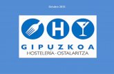 Hostelería Gipuzkoa en Redes Sociales Octubre 2015