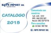 Catálogo hpm import srl 2015 con novedades