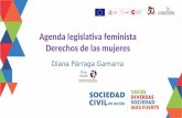 Agenda legislativa feminista  - Derechos de las mujeres