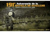 Programación general 191 aniversario de la batalla de ayacucho