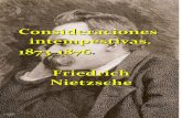 Consideraciones Intempestivas 1873 1876  -  Friedrich Nietzsche