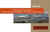 Encuesta Riesgos Volcán Cotopaxi
