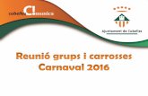 Dossier reunió colles Carnaval