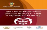 Guía de capacitación Código Procesal Civil y Código de Familias
