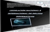 Legislación nacional e internacional de delitos informáticos
