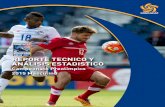 Reporte Tecnico y Análisis Estadístico, Campeonato Preolímpico 2015 Masculino