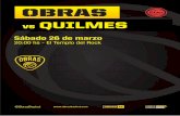 Guía de prensa Obras Basket vs. Quilmes (26-3-2016)