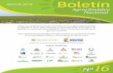 Boletin Agroclimático Nacional #16 - Abr. 2016