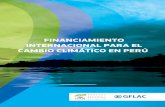 Financiamiento internacional para el cambio climático en el Perú