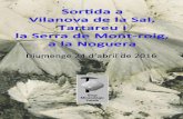 Sortida del GMC a Vilanova de la Sal, Tartareu i la Serra de Mont-roig, a la Noguera
