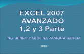 Excel 2007 avanzado 1, 2 y 3 parte