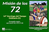 Dom 14 (C) - Lc 10,01-12.17-20 - Misión de los 72