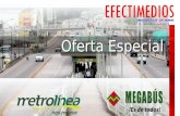 Oferta Metrolinea + Megabus Promoción Especial