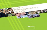 Proyecto Presupuesto 2013