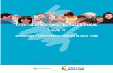 ENSAB IV Metodología y Determinación Social de la Salud Bucal