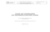 GUIA DE ATENCIÓN EN REHABILITACIÓN ORAL
