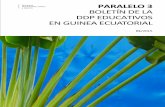 PARALELO 3 BOLETÍN DE LA DDP EDUCATIVOS EN GUINEA ...