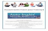 Pronunciación Frases para Training II - autoingles.com