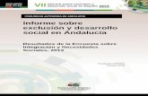 Informe sobre exclusión y desarrollo social en Andalucía