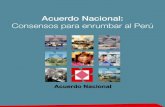 Libro del Acuerdo Nacional: Consensos para enrumbar al Perú.