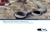 manual de datos técnicos tubería de concreto pretensado