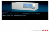 Manual de aplicaciones, Protección de barra REB670 2.0 IEC