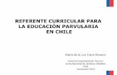 referente curricular para la educación parvularia en chile