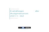Catálogo de Asignaturas PDF