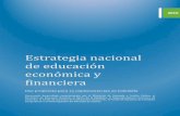 Estrategia nacional de educación económica y financiera (EEF)
