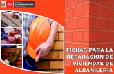 Fichas para Reparación de Viviendas de Albañileria