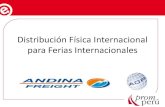Distribución Física Internacional para Ferias Internacionales