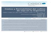 Costos y Rentabilidad del cultivo de soja en la Argentina