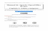 Manual de Apache OpenOffice Writer Capítulo 3: Tablas e imágenes