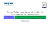 Curso-Taller para la construcción de indicadores de desempeño