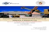 exportación de maquinaria usada de minería a marruecos