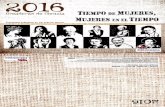 Calendario 2016 "Tiempo de Mujeres, Mujeres en el Tiempo".